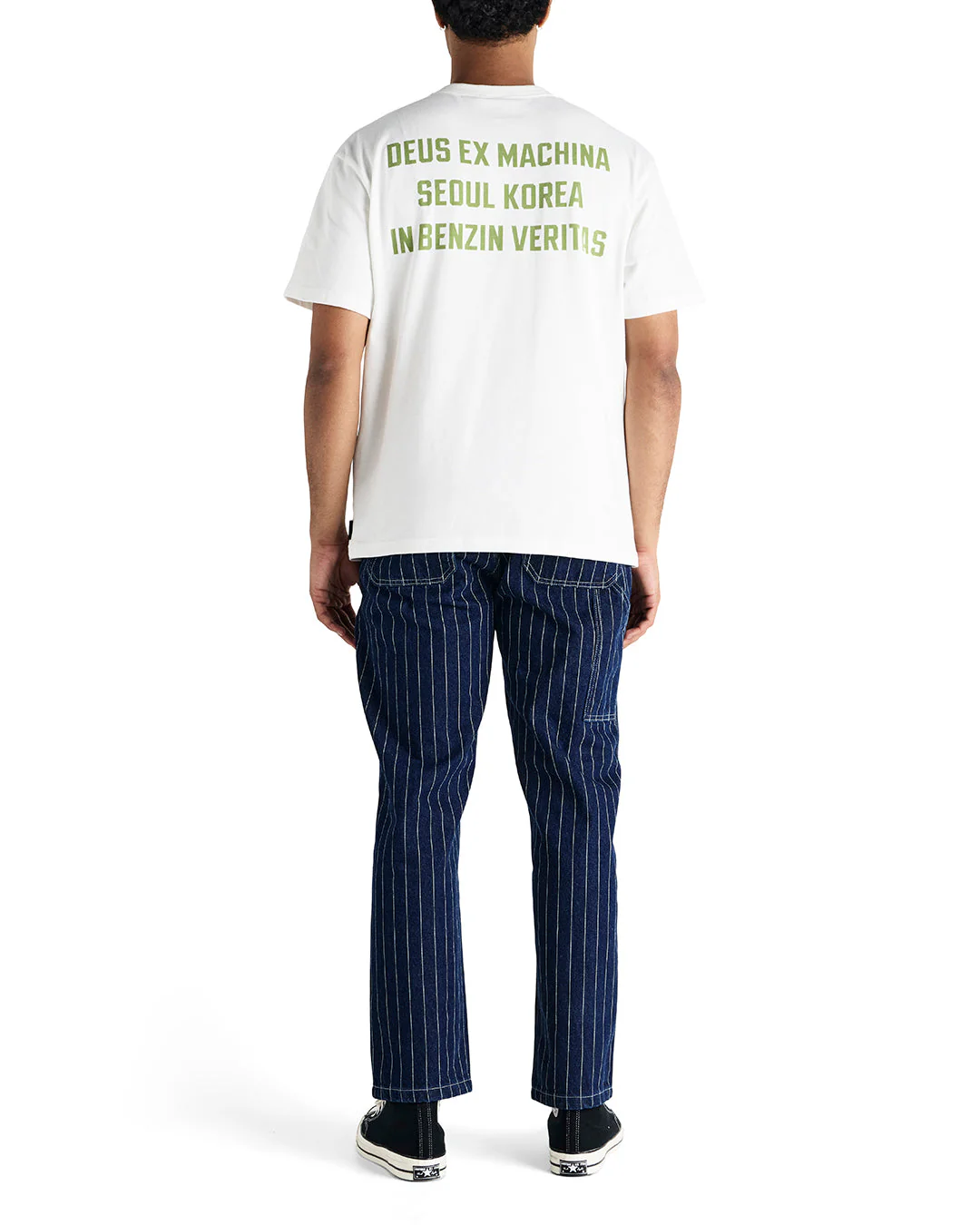 Dallas Stripe Work Pant - Indigo - Image 4