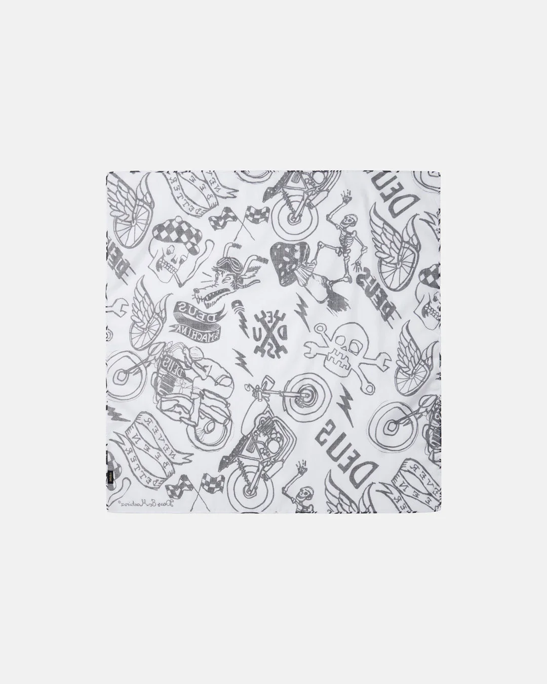 Doodle Bandana - White - Image 2