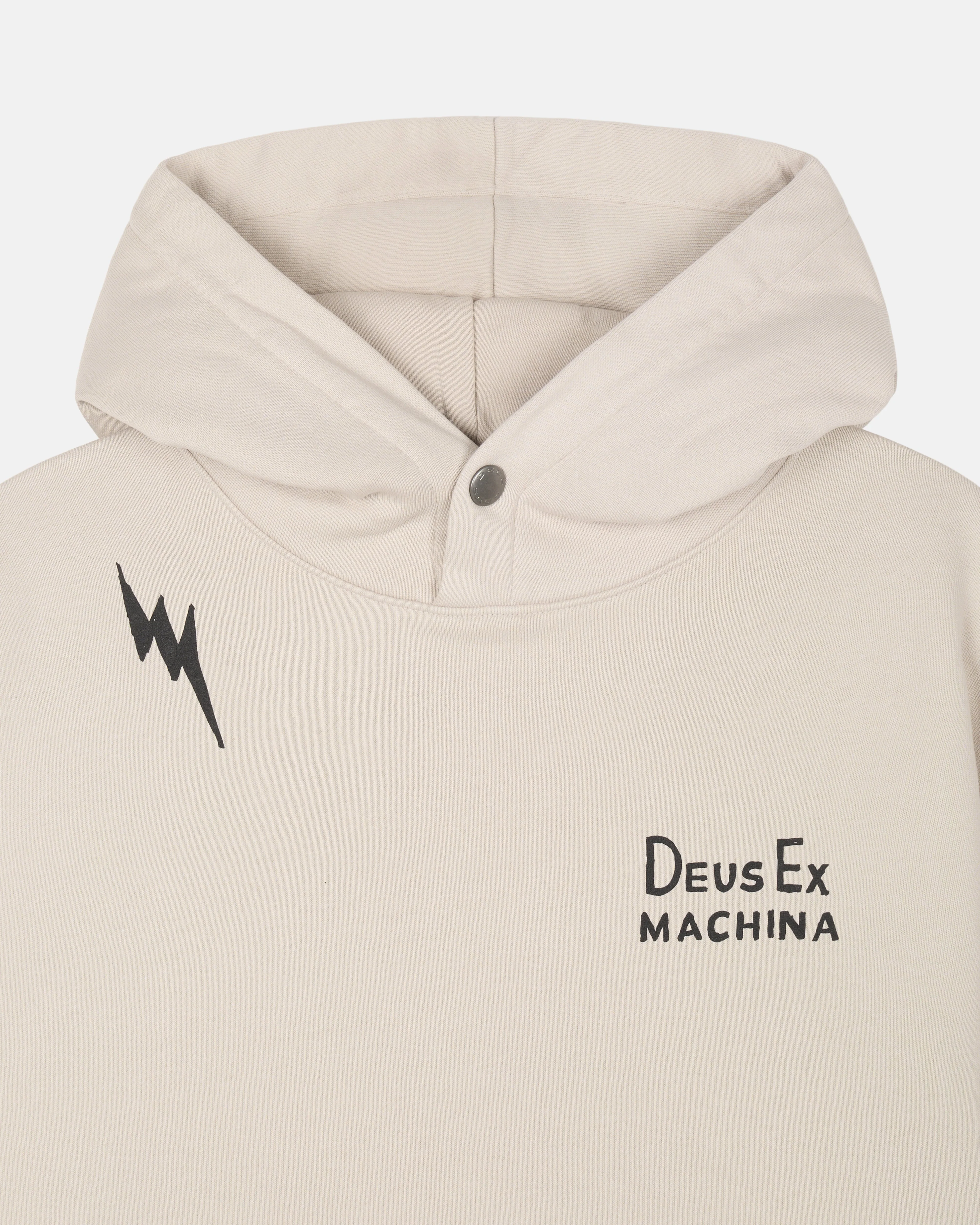 Doodle Dyed Hoodie - Ecru - Image 3