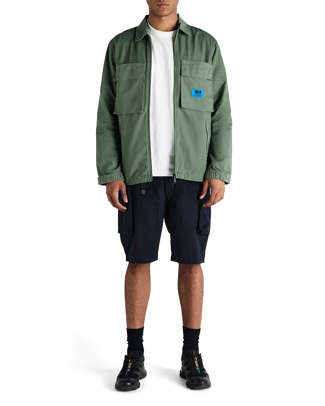 Duck Dive Zip Shirt - Clover - Image 3