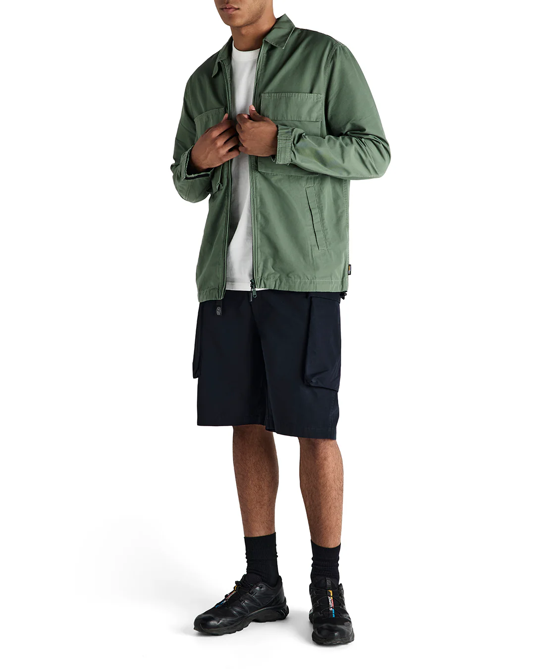 Duck Dive Zip Shirt - Clover - Image 4