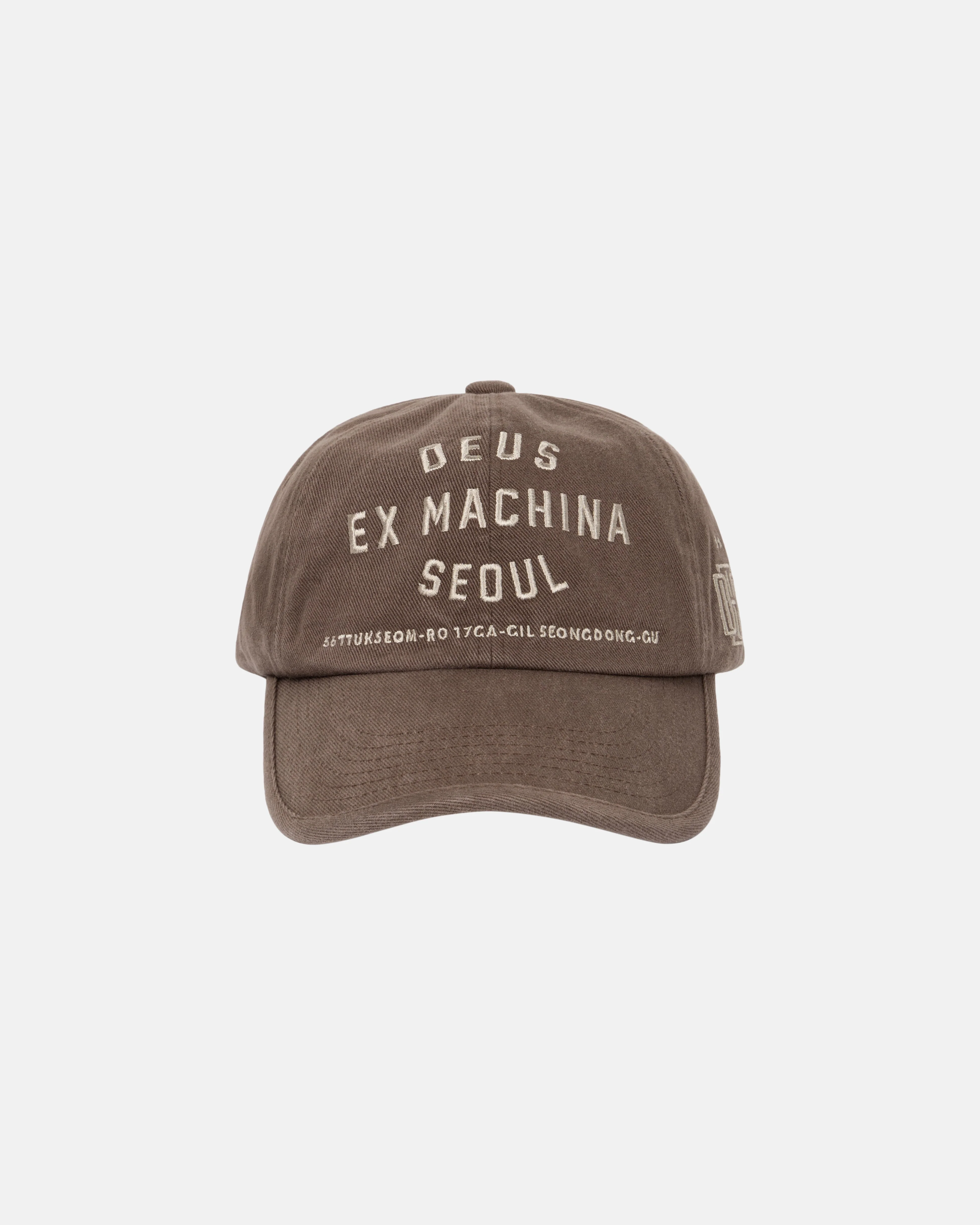 Emblem College Address Cap - Brown