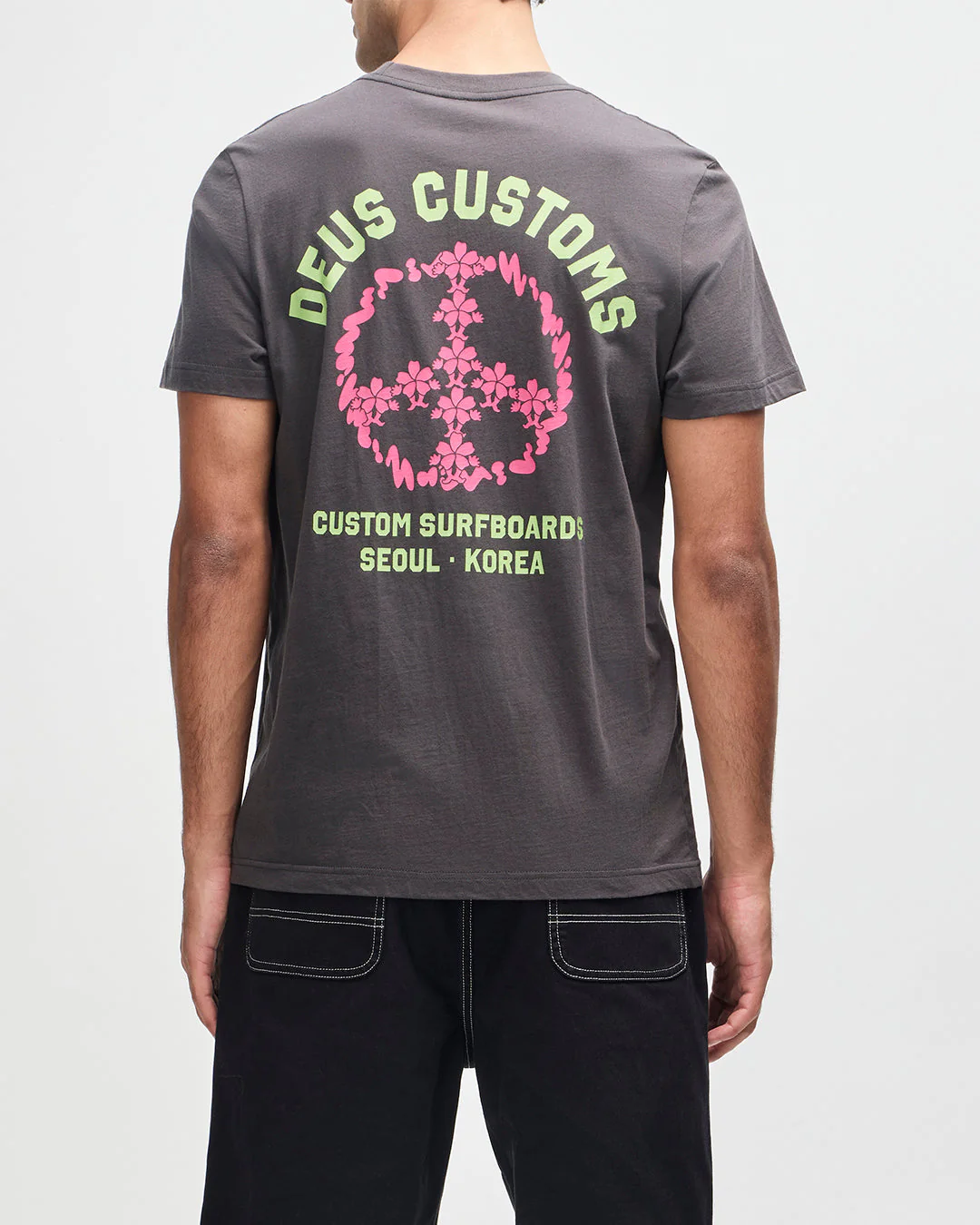 Fancy Pansy Tee - Anthracite - Image 2
