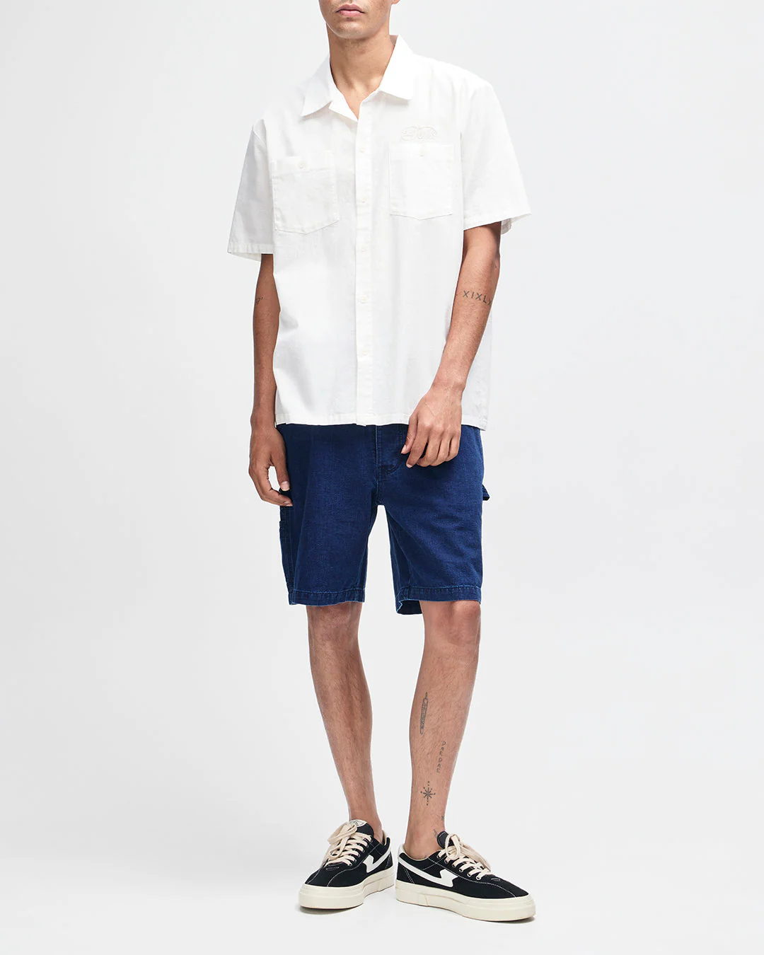 Forecourt Chambray Shirt - Natural - Image 5