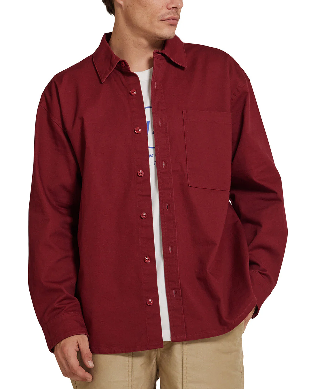 Frizell Twill Shirt - Rhodo - Image 9