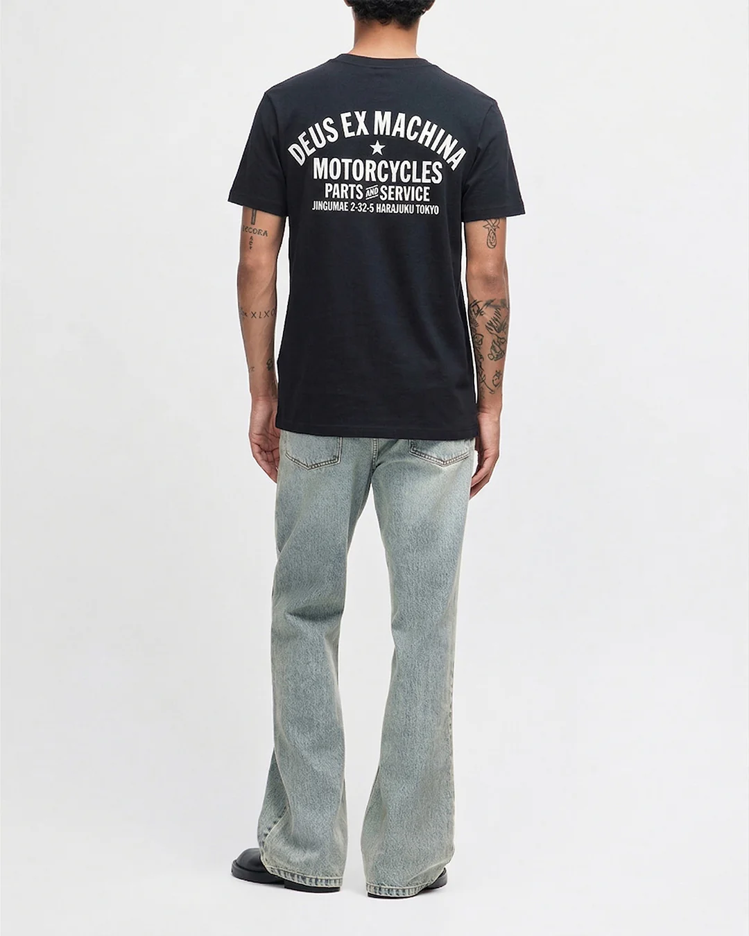 Harajuku Address Tee - Black - Image 7