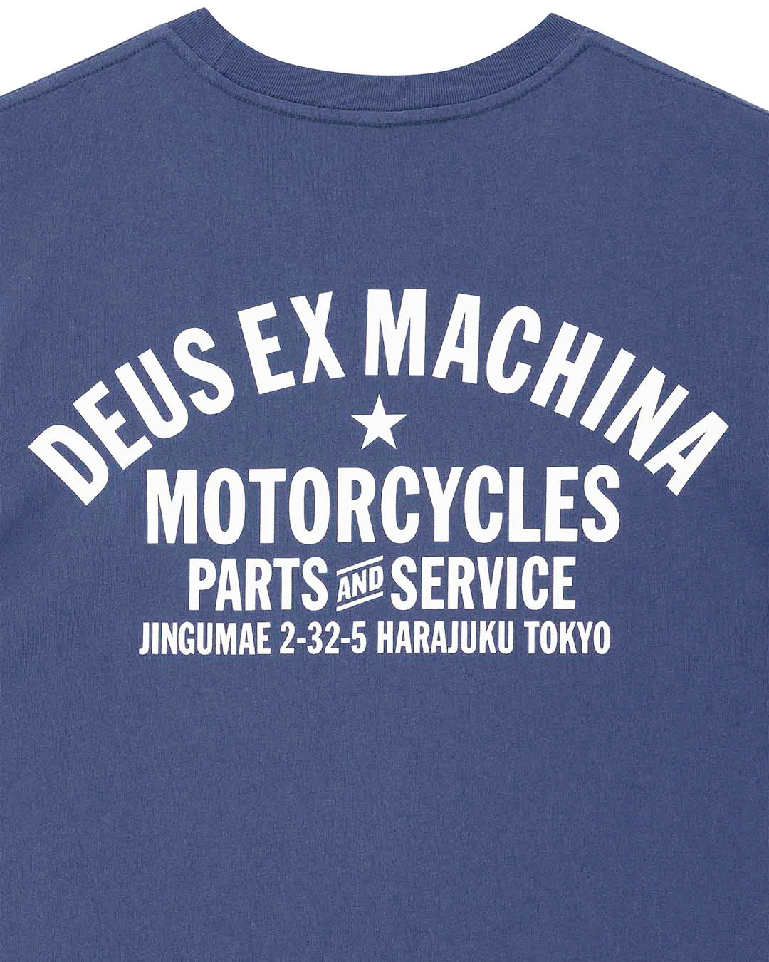 Harajuku Address Tee - Mechanic Blue - Image 8