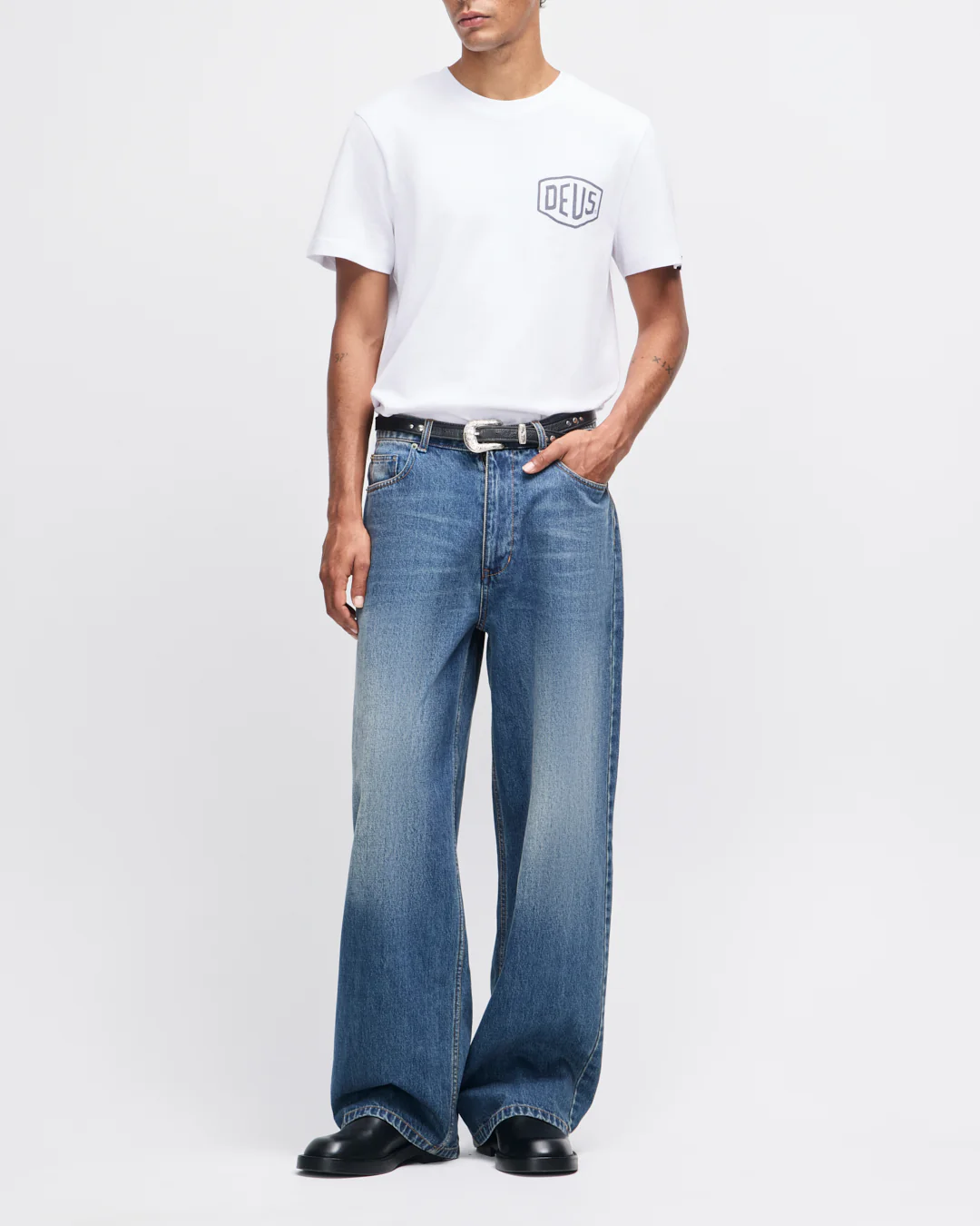 Camperdown Address Tee - White - Image 5