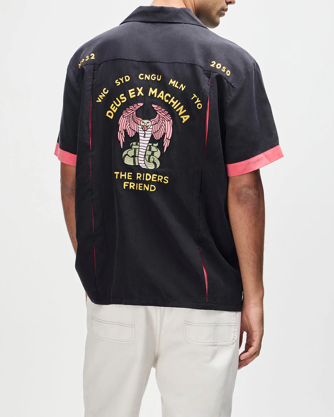 Hisssterical Bowling Shirt - Black - Image 2
