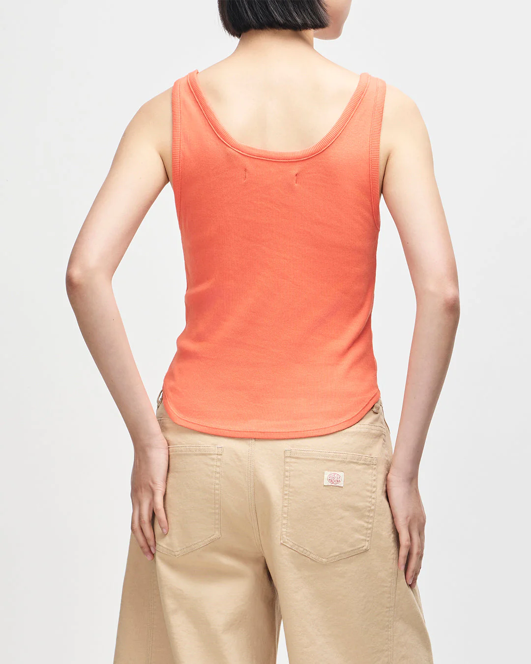 June Shield Tank - Flame Orange - Image 2