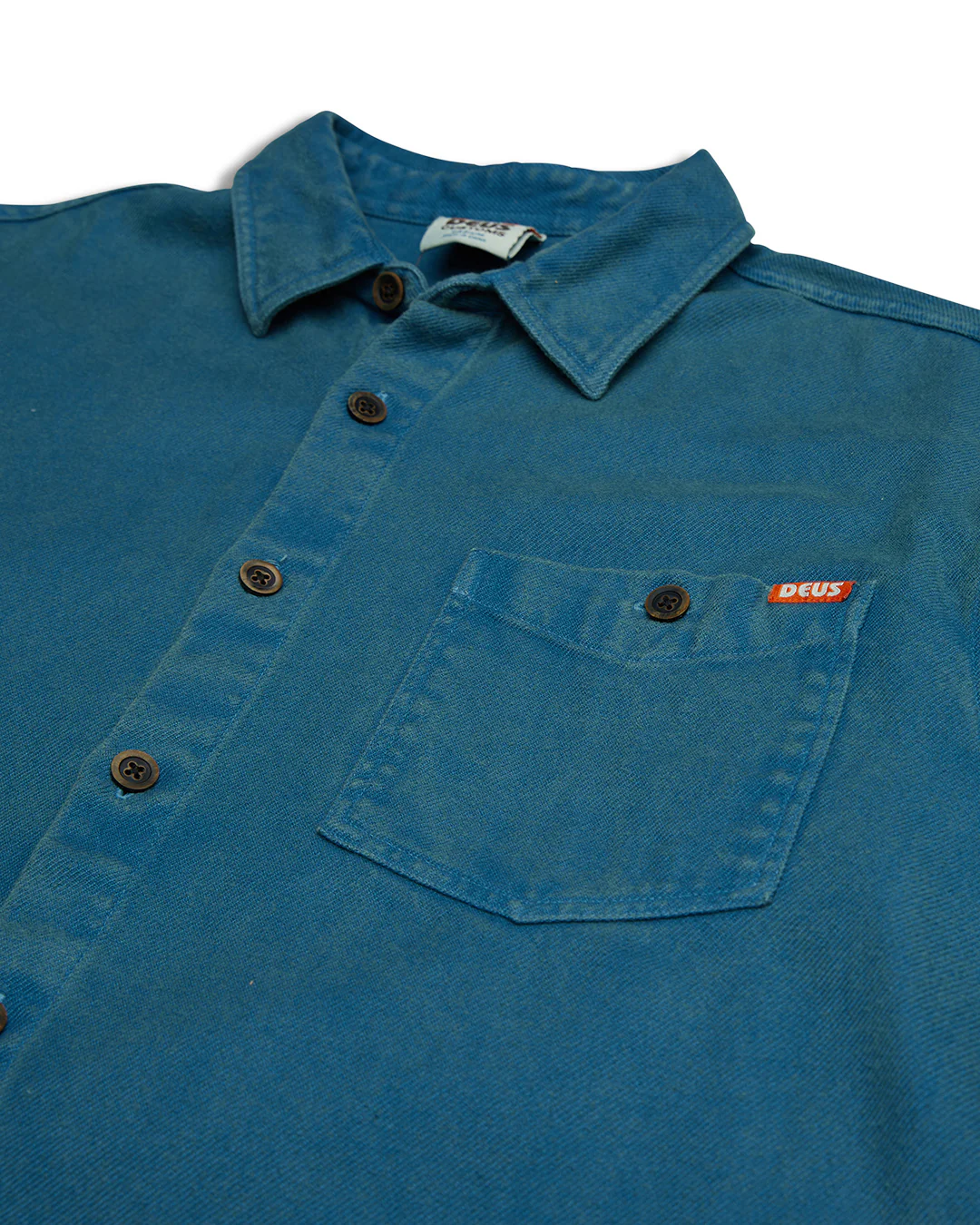 Keon Flannel Shirt - Moroccan Blue - Image 8