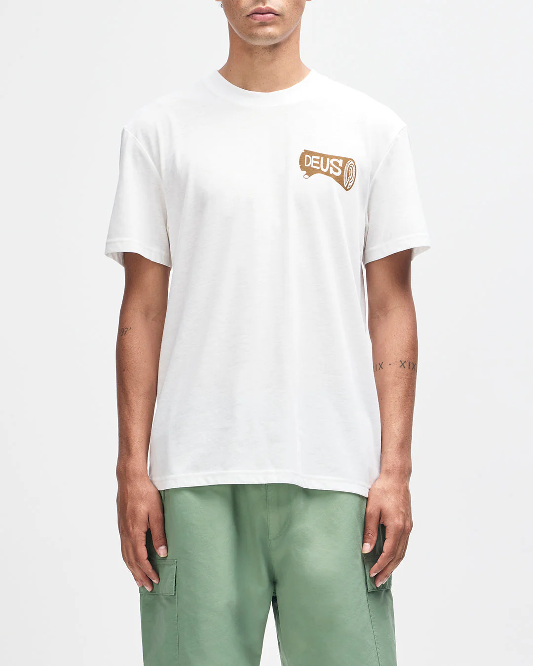 Log Tee - Vintage White