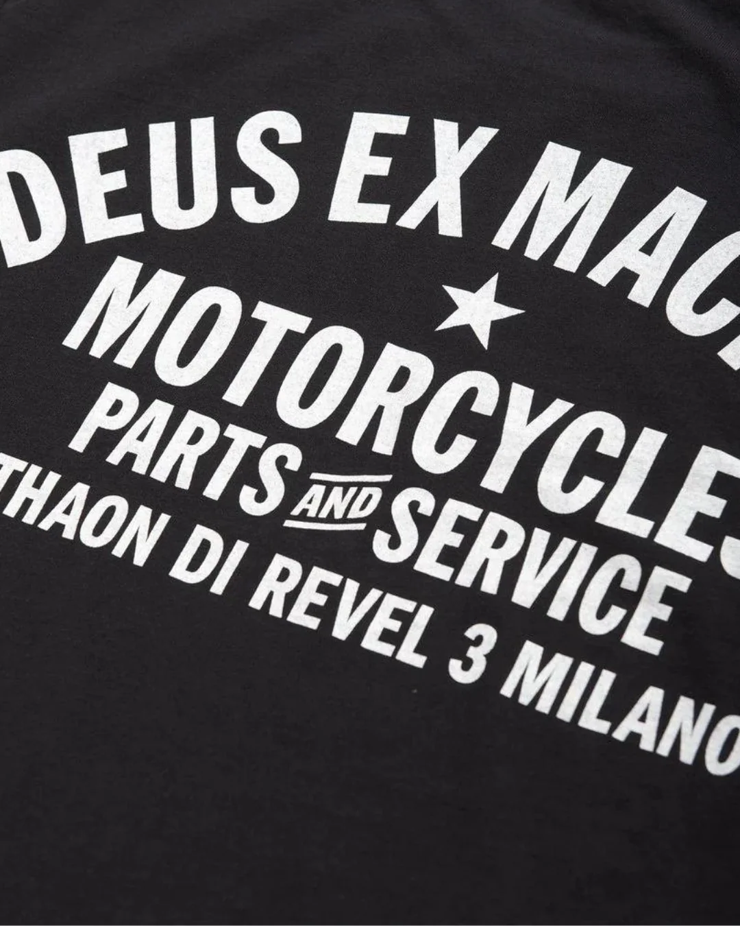 Milano Address Tee - Black - Image 5