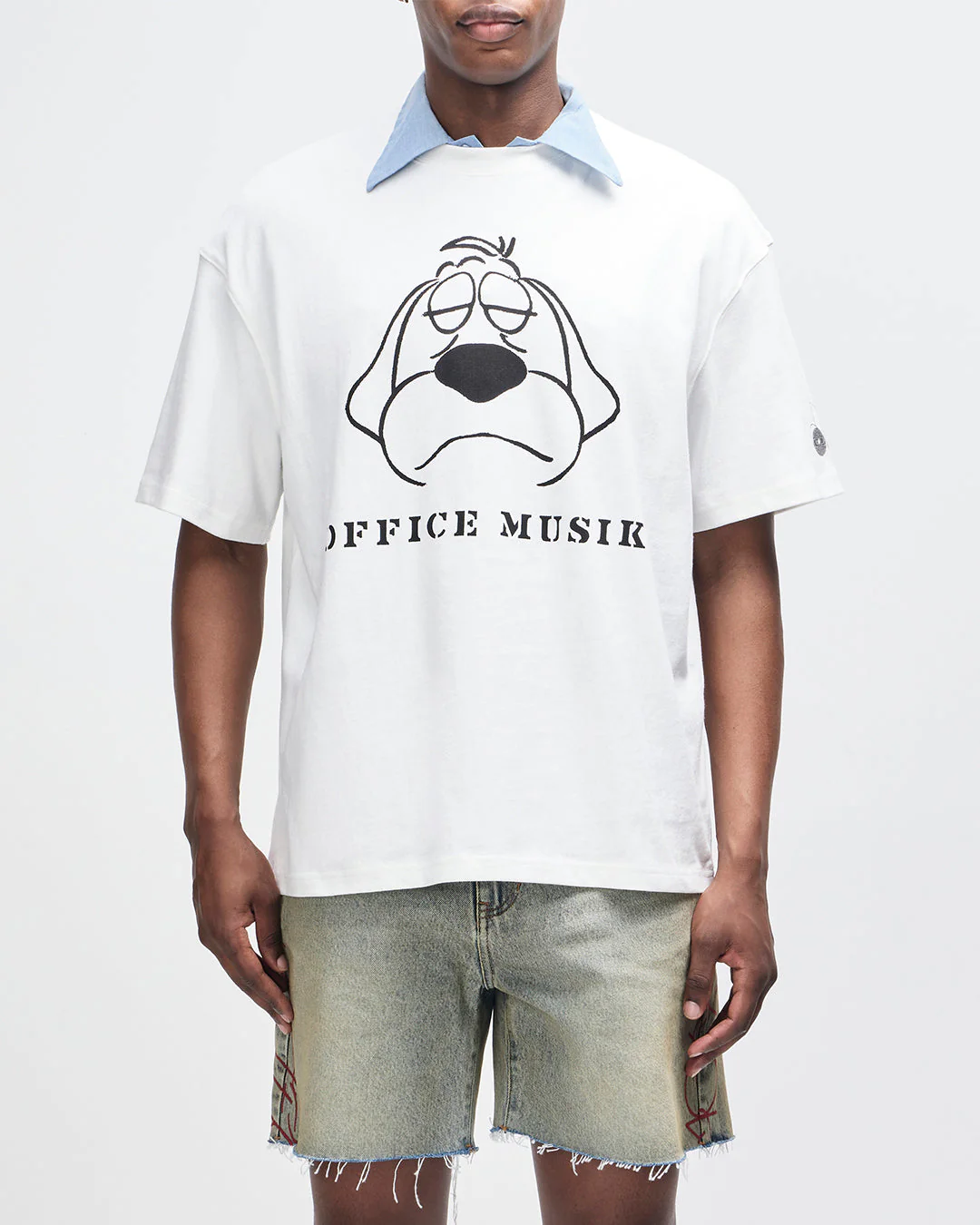Office Musique Tee - Vintage White - Image 2
