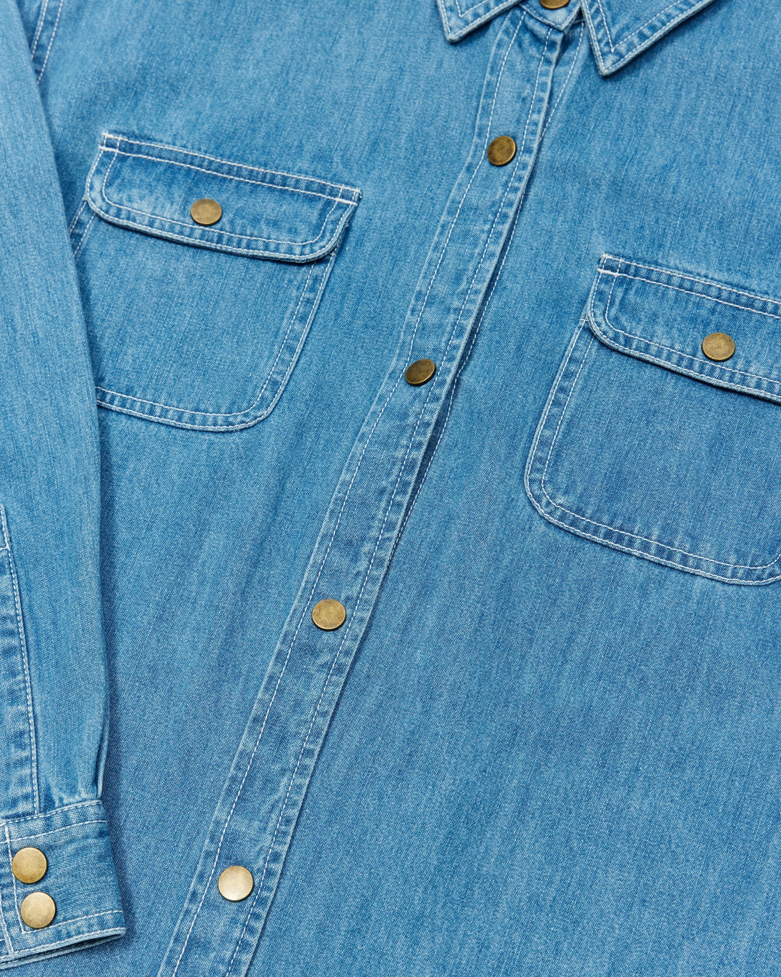 Palo Alto Shirt - Bleach Stonewash - Image 6