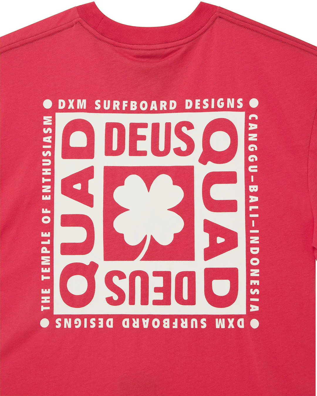Quad Tee - Melon Red - Image 8