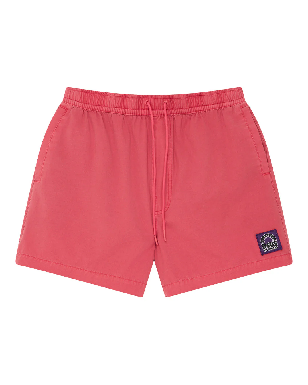 Sandbar Garment Dyed Mesh Short - Melon Red - Image 3