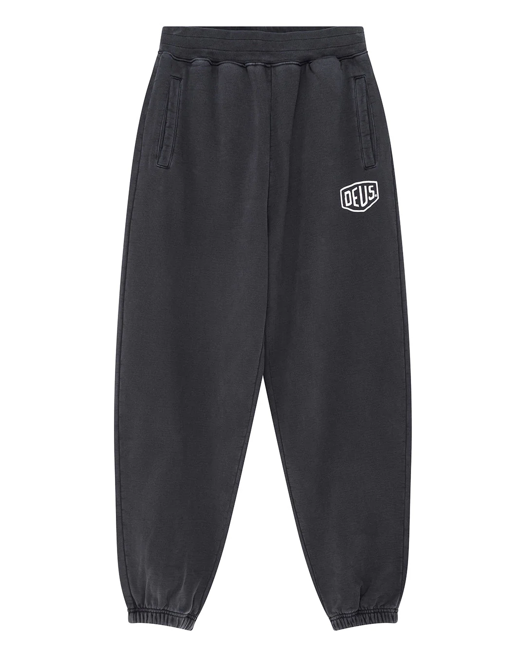 Shield Garment Dyed Track Pant - Black - Image 3