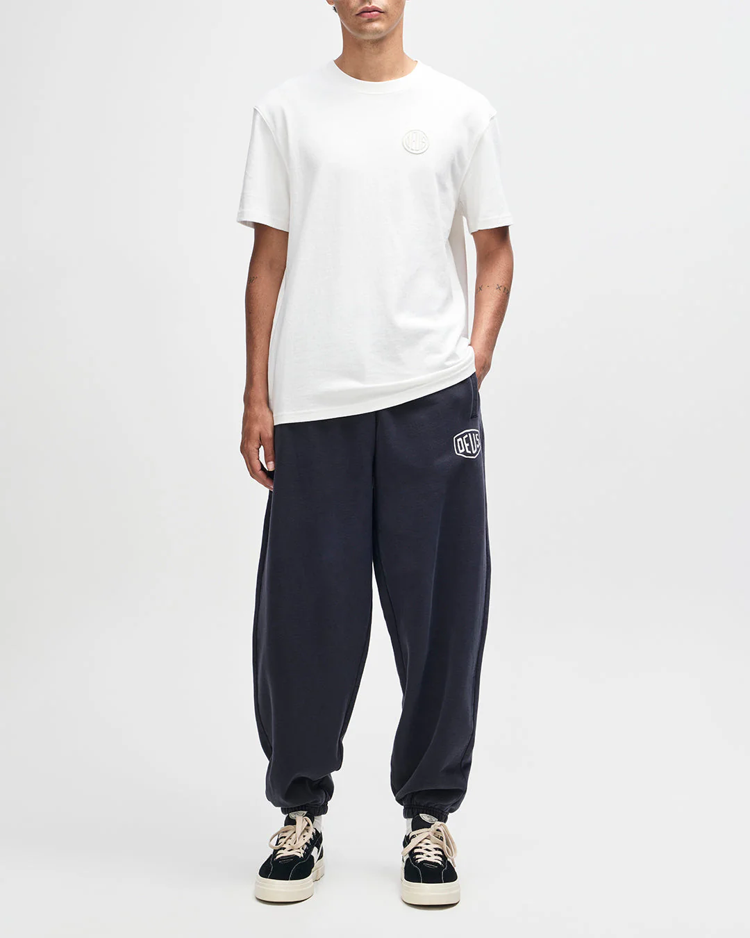 Shield Garment Dyed Track Pant - Black - Image 5