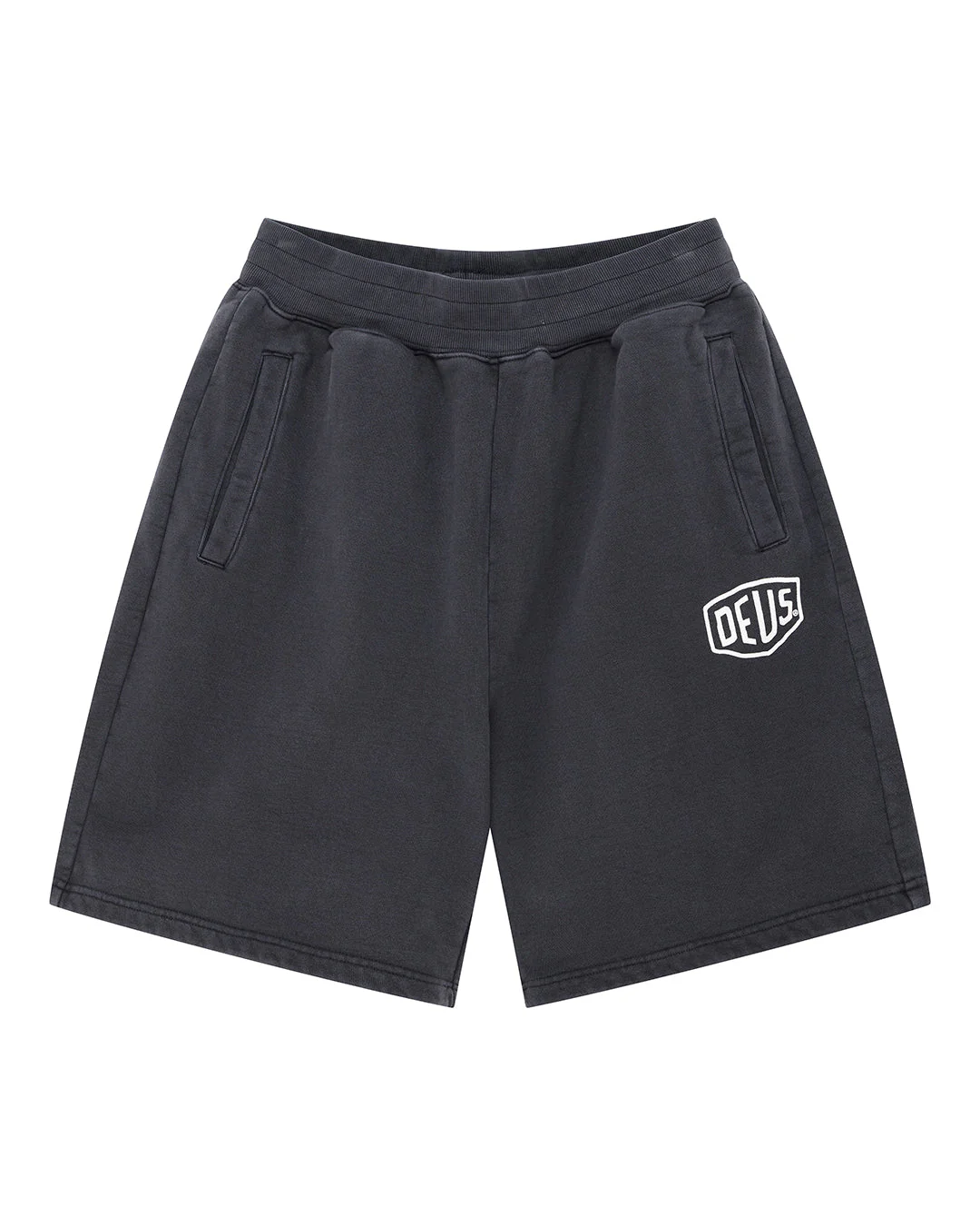 Shield Garment Dyed Track Short - Black - Image 3