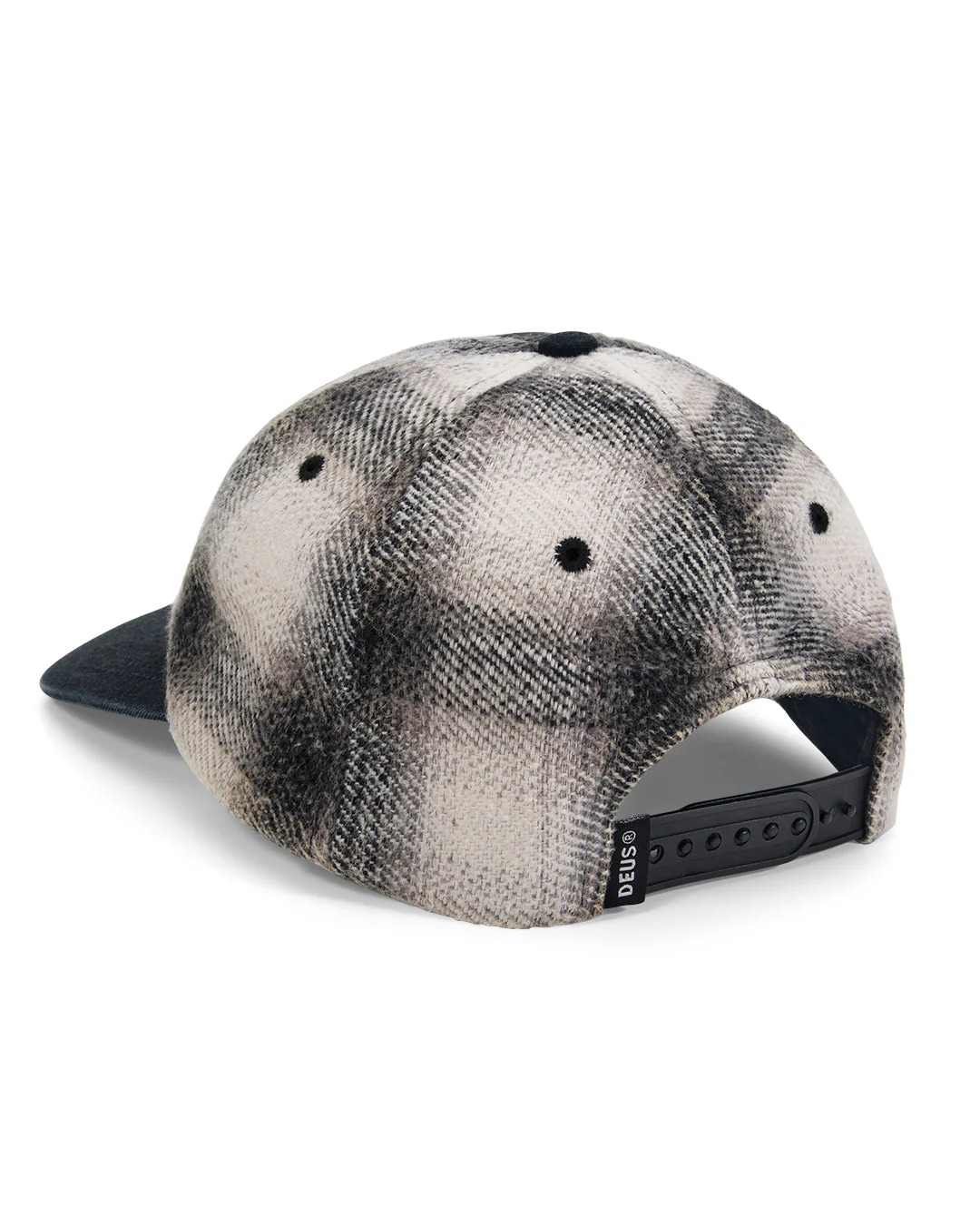 Vacay Check Cap - White Check - Image 2