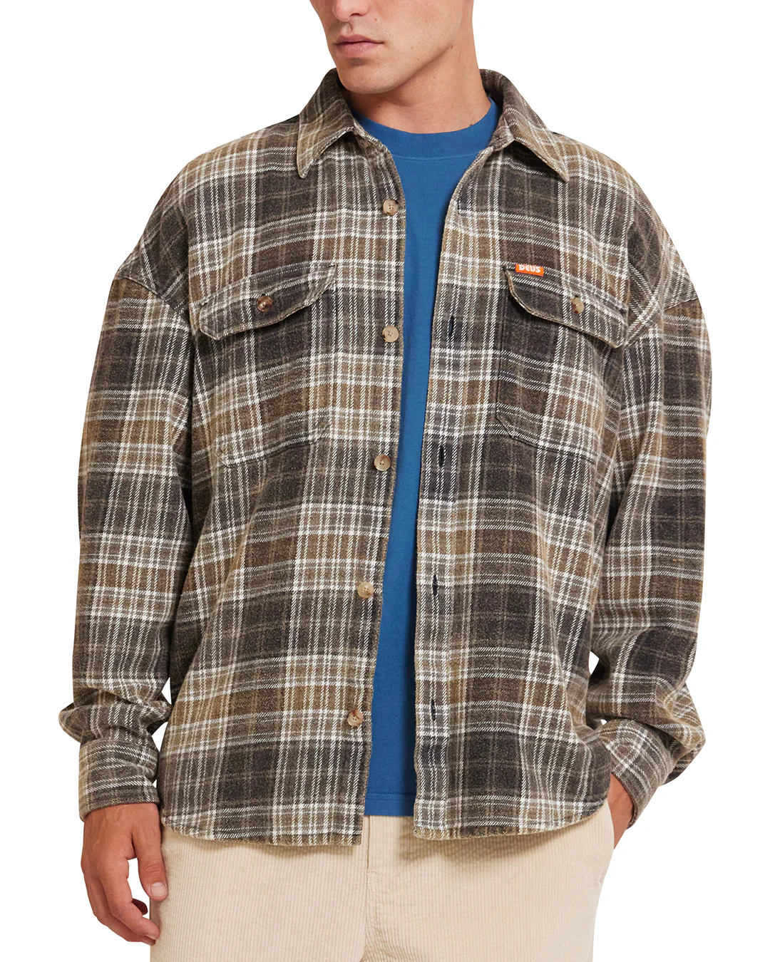 Vacay Check Shirt - Grey Check
