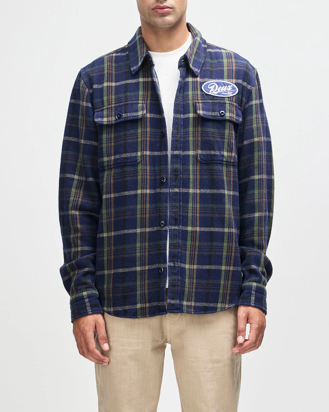 Vacay Check Shirt - Navy Check