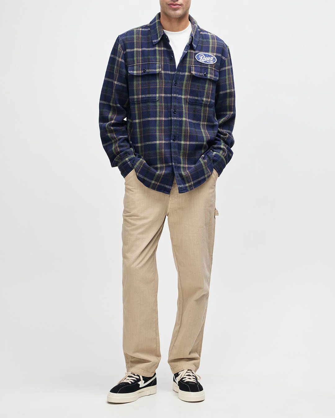 Vacay Check Shirt - Navy Check - Image 5
