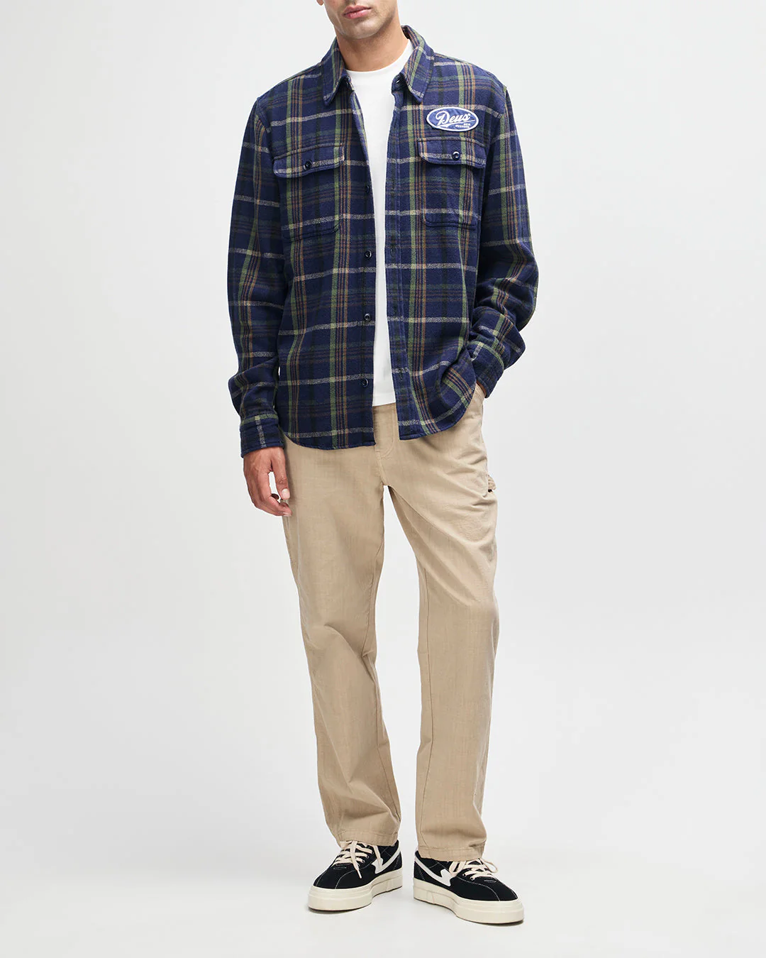 Vacay Check Shirt - Navy Check - Image 9
