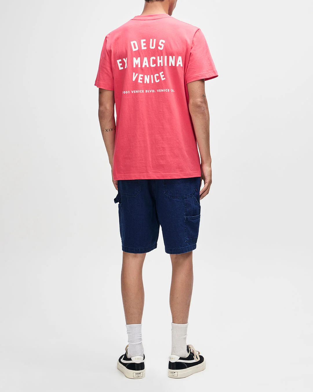 Venice Skull Tee - Melon Red - Image 6